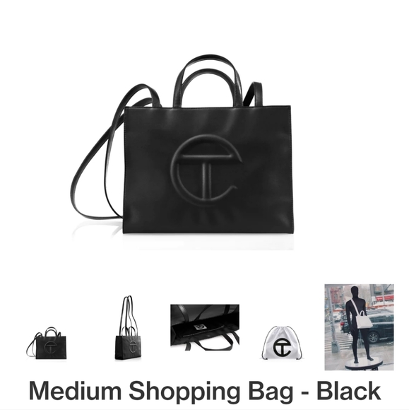 Telfar Medium Shopping bag black - Picture 9 of 12